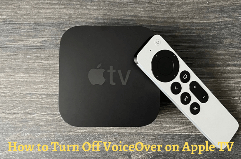 learn to turn off voiceover on apple tv