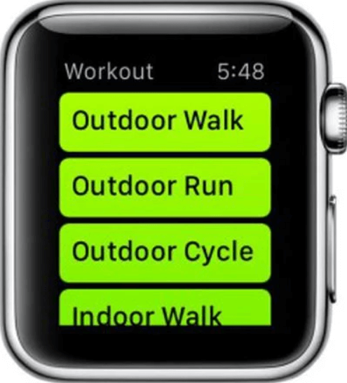 choose outdoor run or outdoor walk to calibrate your apple watch 