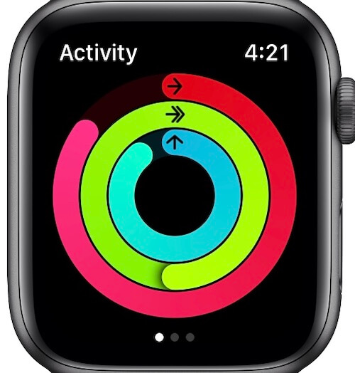 open the activity app to check steps on apple watch 