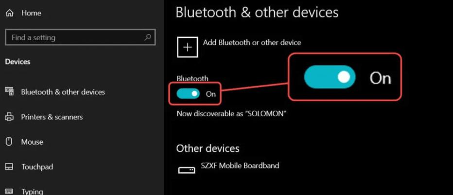 turn on bluetooth to connect airpods to hp laptop 