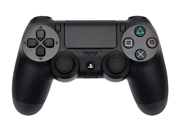 press the playstation and share button to connect PS4 to iPhone 