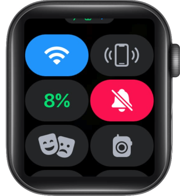enable silent mode to mute apple watch