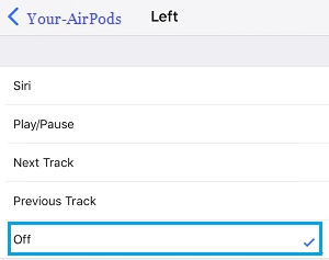 tap off to turn off airpods 
