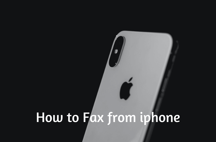 Learn to fax from iPhone