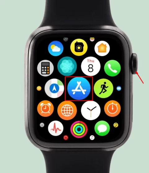 Open App Store on Apple Watch