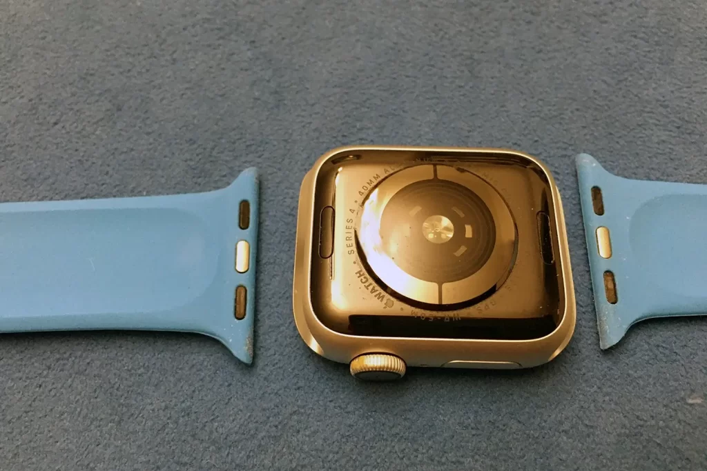 Remove the band from your Apple watch