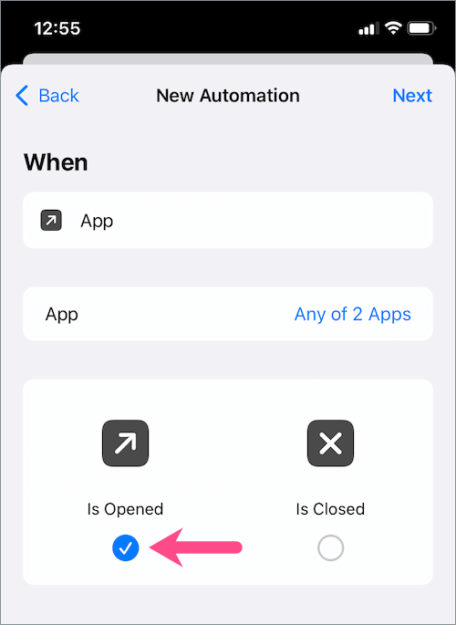 Choose Is Opened option - How to Turn off iPhone Camera Sound