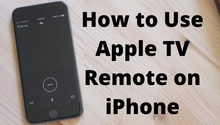 To use Apple TV Remote on iPhone