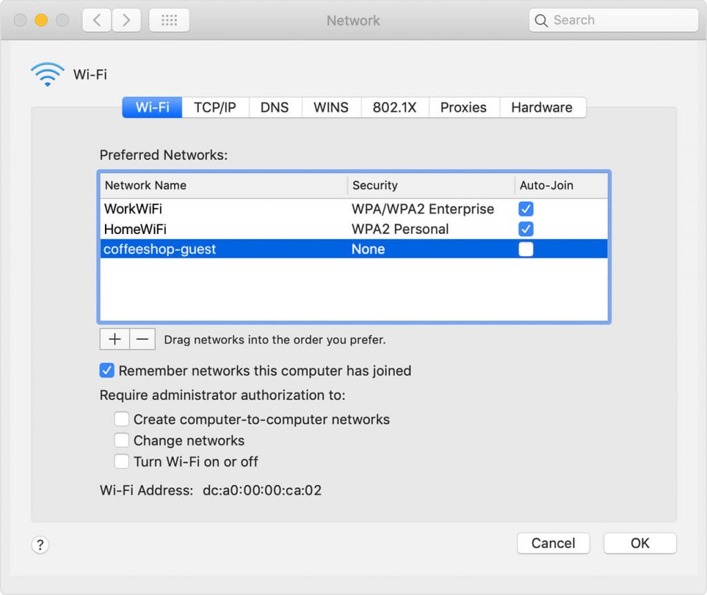 How to Forget Wi-Fi Network on Mac