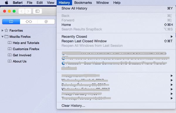Safari Histrory - How to Delete downloads on Mac