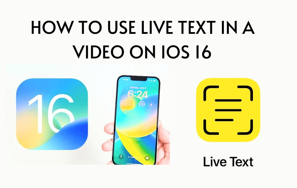 How to Use Live Text on a Video in iOS 16